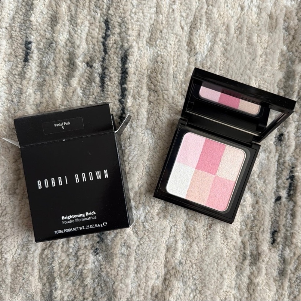 Bobbi Brown Brightening Brick Blush Illuminator Pastel Pink 5 - Picture 2 of 2